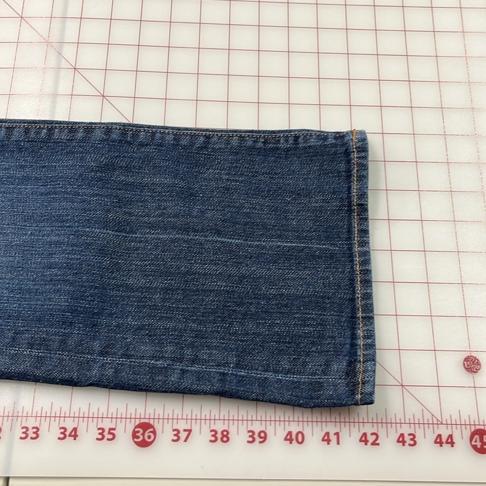 7 For All Mankind Women's Boot Cut Jeans in Medium Blue - Picture 16 of 16